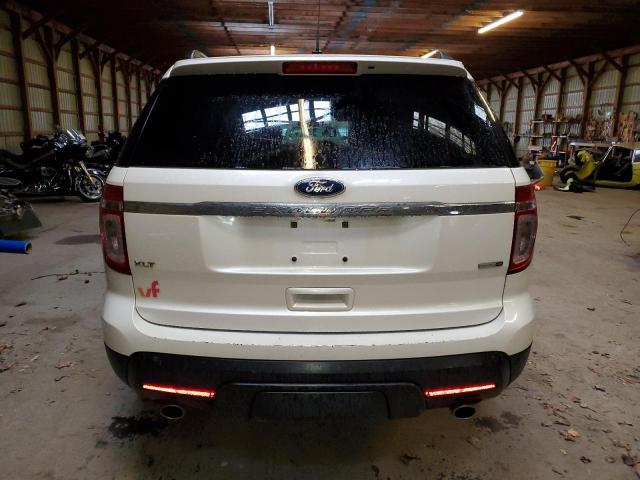 1FM5K8D86FGC18972 - 2015 FORD EXPLORER XLT WHITE photo 6