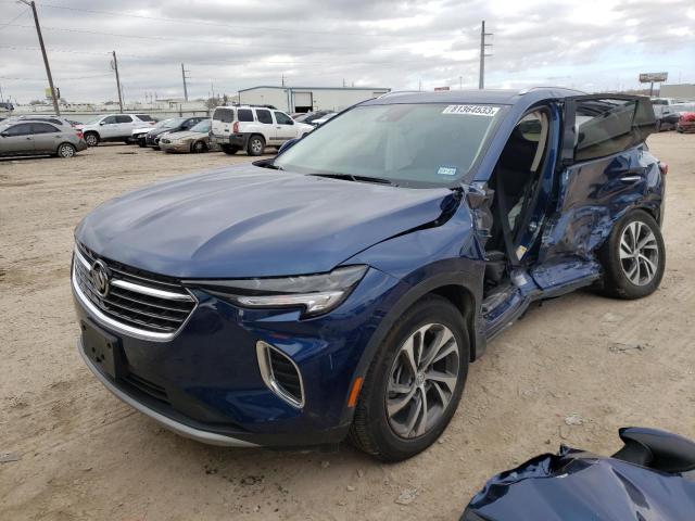 LRBFZNR41PD039572 - 2023 BUICK ENVISION ESSENCE BLUE photo 1