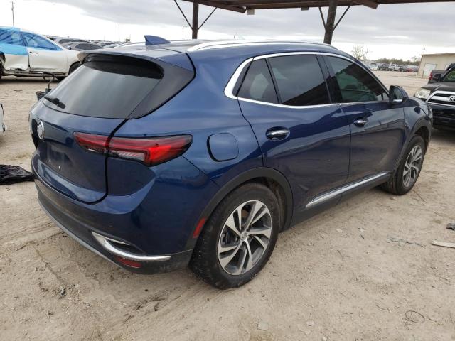 LRBFZNR41PD039572 - 2023 BUICK ENVISION ESSENCE BLUE photo 3
