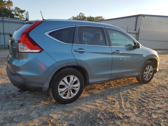 2HKRM4H73EH682709 - 2014 HONDA CR-V EXL 青色 照片 3