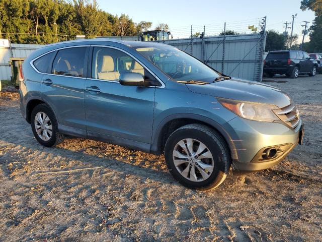 2HKRM4H73EH682709 - 2014 HONDA CR-V EXL 青色 照片 4