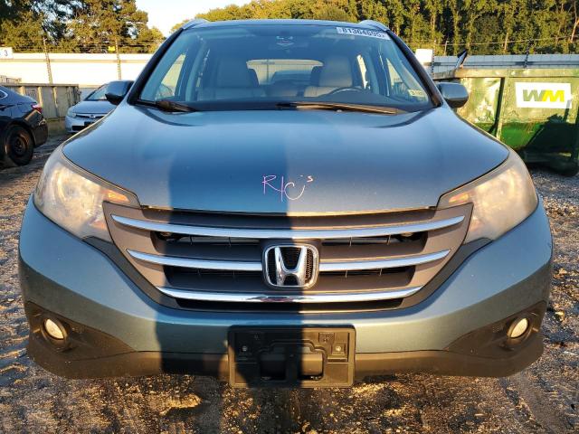 2HKRM4H73EH682709 - 2014 HONDA CR-V EXL 青色 照片 5