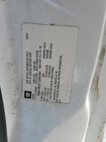 1GDJ7H1E11J901233 - 2001 GMC C-SERIES C7H042 WHITE photo 13