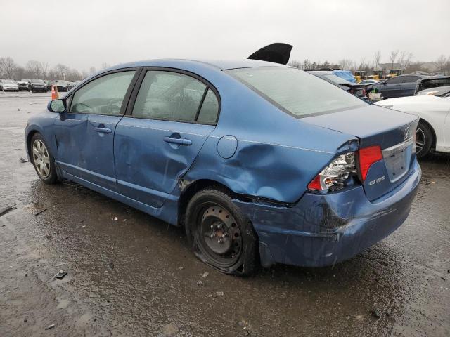 19XFA1F50BE014457 - 2011 HONDA CIVIC LX BLUE photo 2