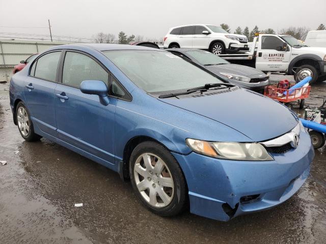 19XFA1F50BE014457 - 2011 HONDA CIVIC LX BLUE photo 4