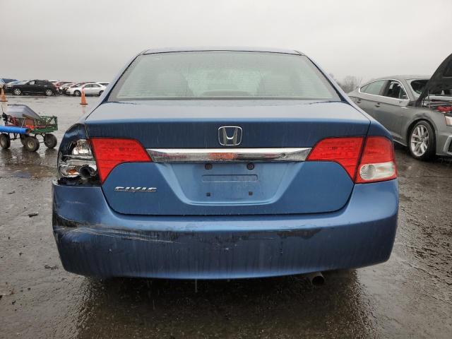 19XFA1F50BE014457 - 2011 HONDA CIVIC LX BLUE photo 6