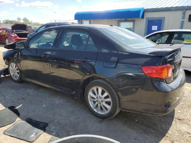 2T1BU4EE9AC469927 - 2010 TOYOTA COROLLA BASE BLACK photo 2