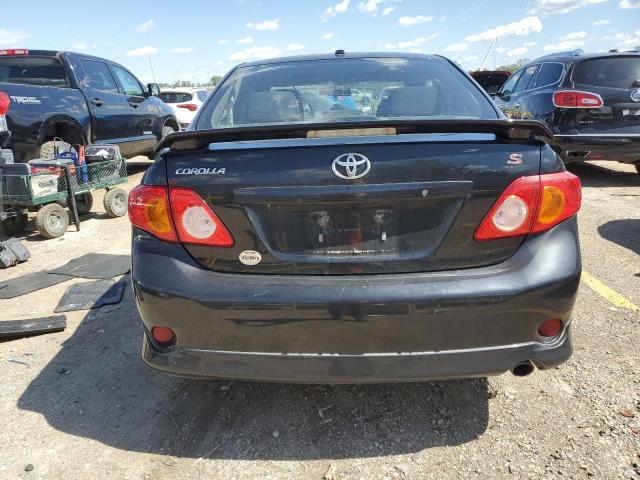2T1BU4EE9AC469927 - 2010 TOYOTA COROLLA BASE BLACK photo 6