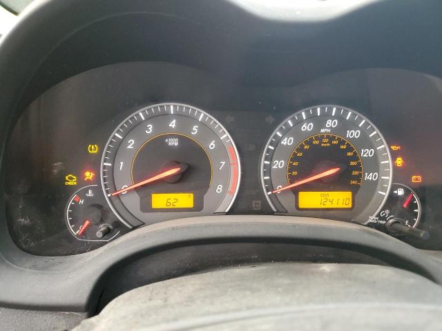 2T1BU4EE9AC469927 - 2010 TOYOTA COROLLA BASE BLACK photo 9