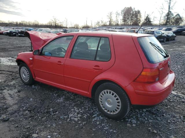 9BWGK61J424038349 - 2002 VOLKSWAGEN GOLF GLS RED photo 2