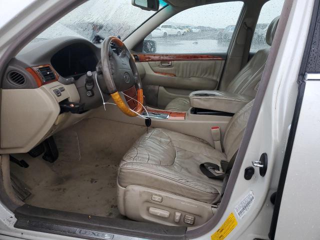 JTHBN30F020065464 - 2002 LEXUS LS 430 WHITE photo 7