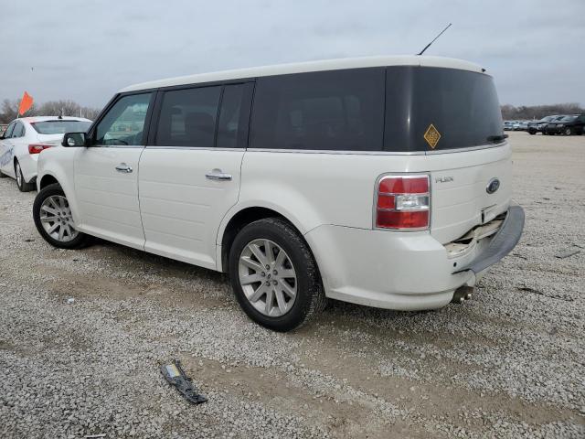 2FMGK5CC7ABD01825 - 2010 FORD FLEX SEL WHITE photo 2