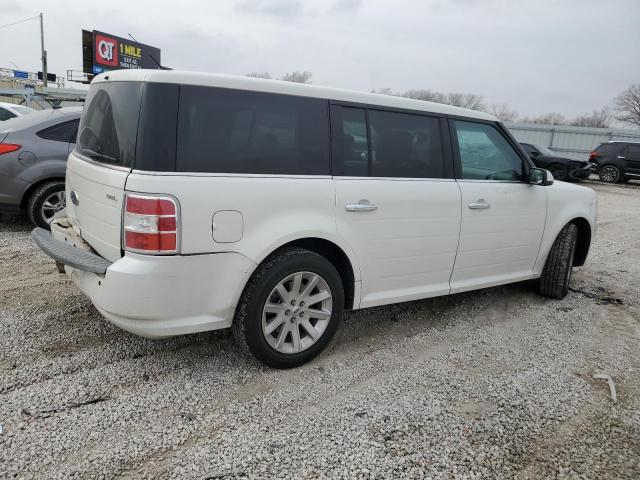 2FMGK5CC7ABD01825 - 2010 FORD FLEX SEL WHITE photo 3