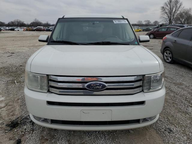 2FMGK5CC7ABD01825 - 2010 FORD FLEX SEL WHITE photo 5