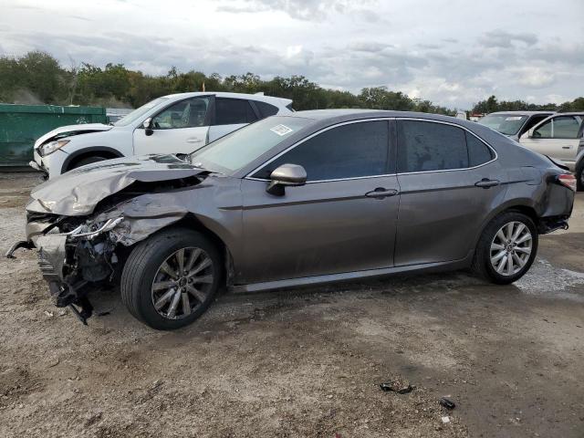 4T1B11HK4KU744659 - 2019 TOYOTA CAMRY L GRAY photo 1