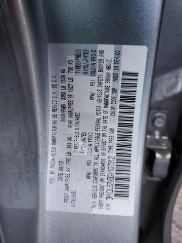 3MYDLBZV9GY107312 - 2016 TOYOTA SCION IA GRAY photo 12