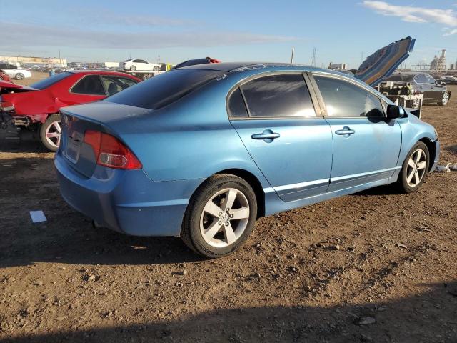 1HGFA16868L051847 - 2008 HONDA CIVIC EX BLUE photo 3