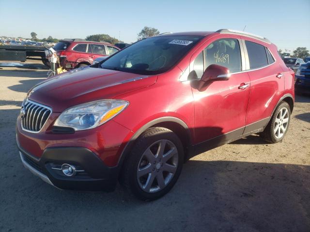 KL4CJCSB2EB517395 - 2014 BUICK ENCORE RED photo 1