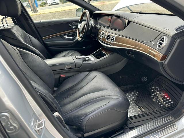 WDDUG8FB9FA127696 - 2015 MERCEDES-BENZ S 550 4MATIC SILVER photo 12