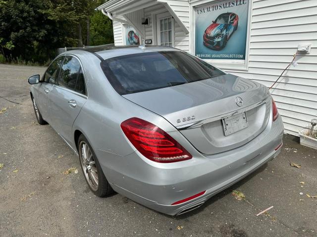 WDDUG8FB9FA127696 - 2015 MERCEDES-BENZ S 550 4MATIC SILVER photo 2