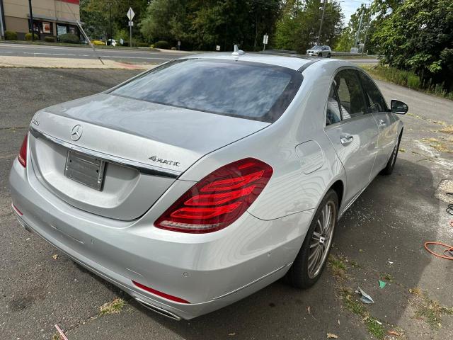WDDUG8FB9FA127696 - 2015 MERCEDES-BENZ S 550 4MATIC SILVER photo 3