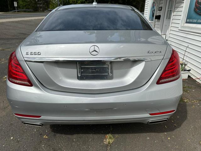 WDDUG8FB9FA127696 - 2015 MERCEDES-BENZ S 550 4MATIC SILVER photo 6