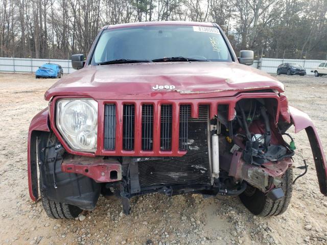 1C4PJLAK9CW104985 - 2012 JEEP LIBERTY SPORT MAROON photo 5