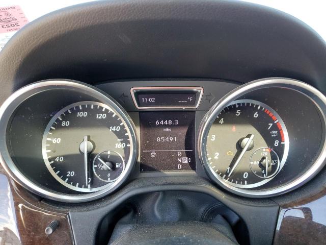 4JGDA5HB6CA042832 - 2012 MERCEDES-BENZ ML 350 4MATIC GRAY photo 9