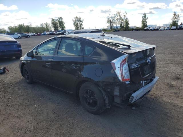 JTDKN3DU7C5442645 - 2012 TOYOTA PRIUS BLACK photo 2