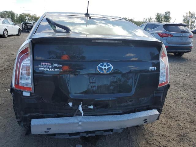 JTDKN3DU7C5442645 - 2012 TOYOTA PRIUS BLACK photo 6