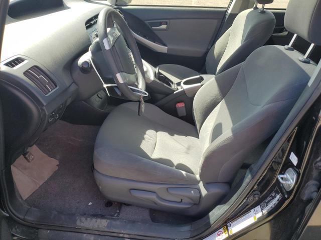 JTDKN3DU7C5442645 - 2012 TOYOTA PRIUS BLACK photo 7