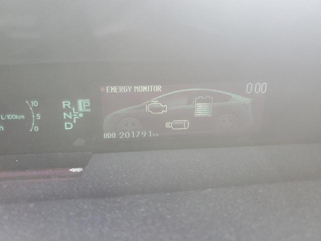 JTDKN3DU7C5442645 - 2012 TOYOTA PRIUS BLACK photo 9