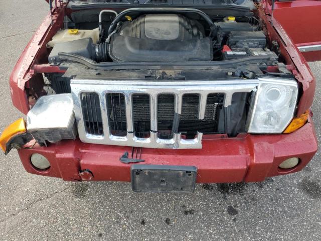 1J4RG5GT6AC137633 - 2010 JEEP COMMANDER LIMITED Czerwony zdjęcie 12