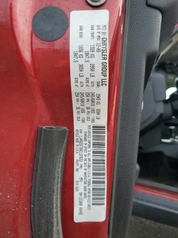 1J4RG5GT6AC137633 - 2010 JEEP COMMANDER LIMITED Czerwony zdjęcie 14