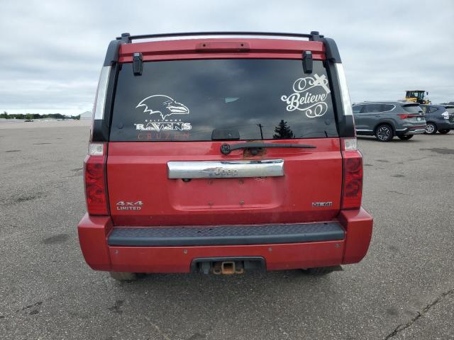 1J4RG5GT6AC137633 - 2010 JEEP COMMANDER LIMITED Czerwony zdjęcie 6