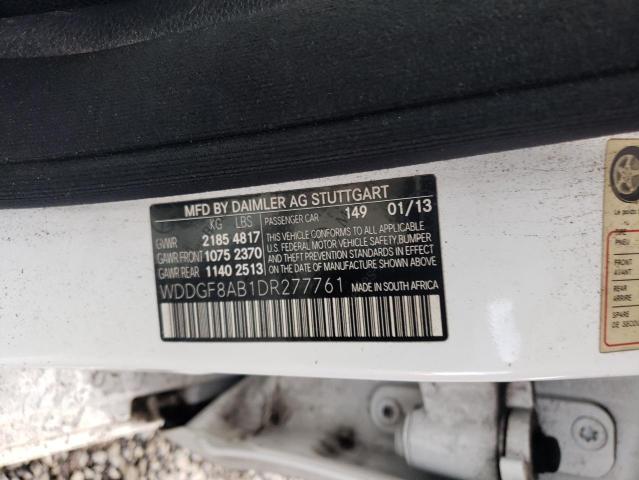 WDDGF8AB1DR277761 - 2013 MERCEDES-BENZ C 300 4MATIC WHITE photo 12
