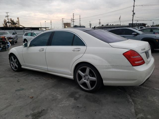 WDDNG7DB3CA469013 - 2012 MERCEDES-BENZ S 550 WHITE photo 2