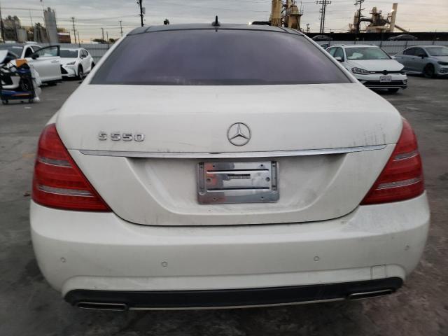 WDDNG7DB3CA469013 - 2012 MERCEDES-BENZ S 550 WHITE photo 6