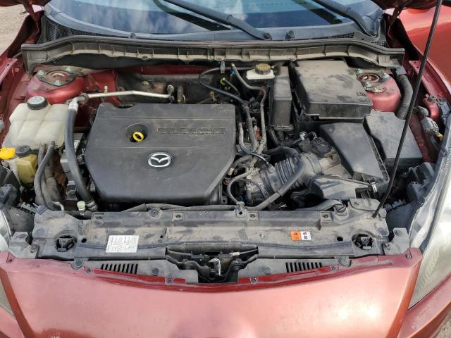 JM1BL1M5XB1386130 - 2011 MAZDA 3 S RED photo 11