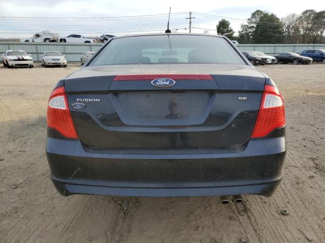 3FAHP0HA7BR145184 - 2011 FORD FUSION SE BLACK photo 6