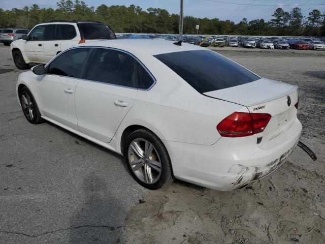 1VWBM7A32CC073997 - 2012 VOLKSWAGEN PASSAT SE Սպիտակ լուսանկար 2