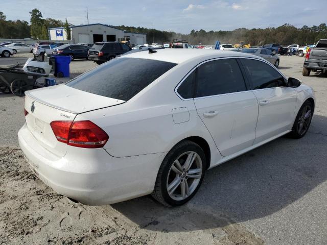1VWBM7A32CC073997 - 2012 VOLKSWAGEN PASSAT SE Սպիտակ լուսանկար 3