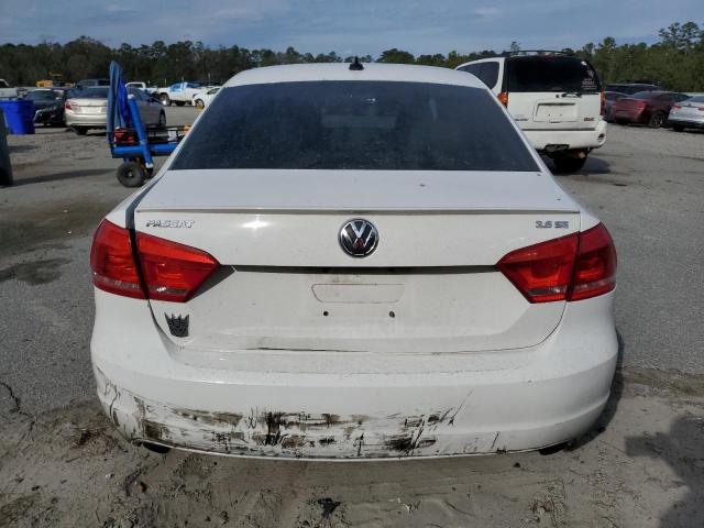 1VWBM7A32CC073997 - 2012 VOLKSWAGEN PASSAT SE Սպիտակ լուսանկար 6