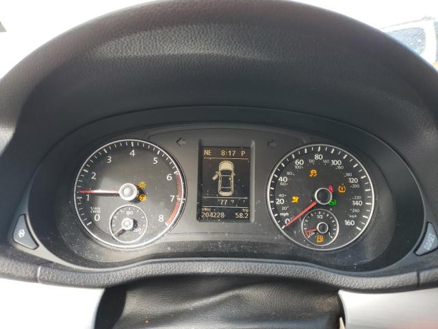 1VWBM7A32CC073997 - 2012 VOLKSWAGEN PASSAT SE Սպիտակ լուսանկար 9