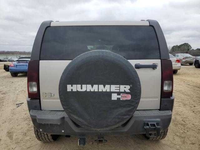 5GTEN13E388150761 - 2008 HUMMER H3 GRAY photo 6