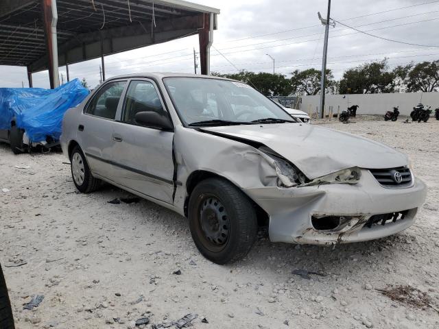 1NXBR12EX2Z584122 - 2002 TOYOTA COROLLA CE BEIGE photo 4