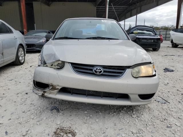 1NXBR12EX2Z584122 - 2002 TOYOTA COROLLA CE BEIGE photo 5