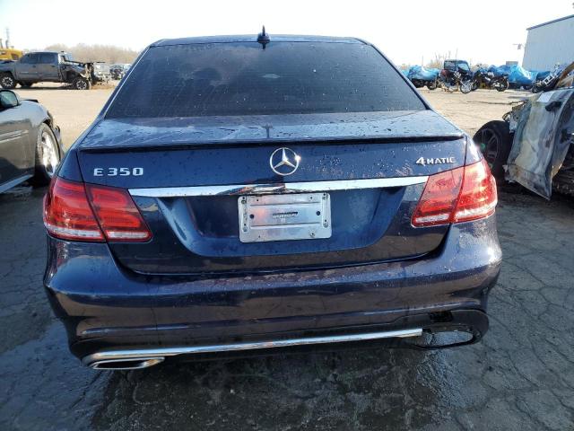 WDDHF8JB7EA895817 - 2014 MERCEDES-BENZ E 350 4MATIC BLUE photo 6