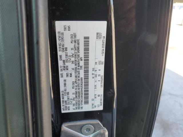 1FMCU9GD0HUD82089 - 2017 FORD ESCAPE SE შავი ფოტო 13