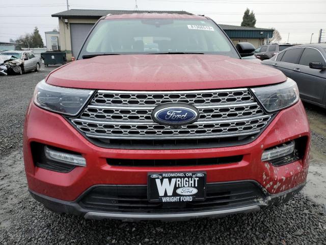 1FMSK8FH6LGA55056 - 2020 FORD EXPLORER LIMITED RED photo 5